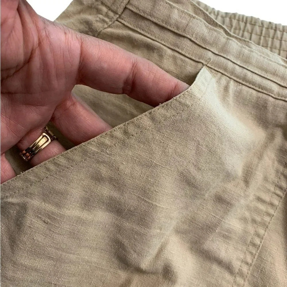 Vintage Island Image Khaki tie beach shorts‎ 34W - Picture 5 of 6